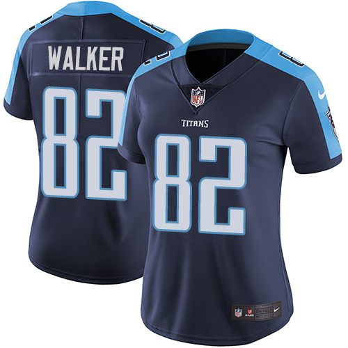 2019 Women Tennessee Titans #82 Walker blue Nike Vapor Untouchable Limited NFL Jersey->women nfl jersey->Women Jersey